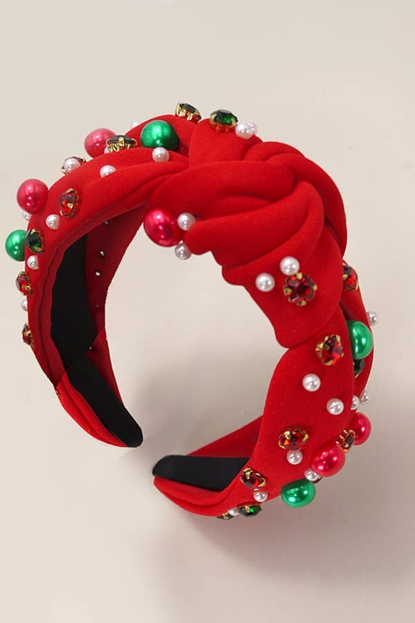 Christmas Headband - Red