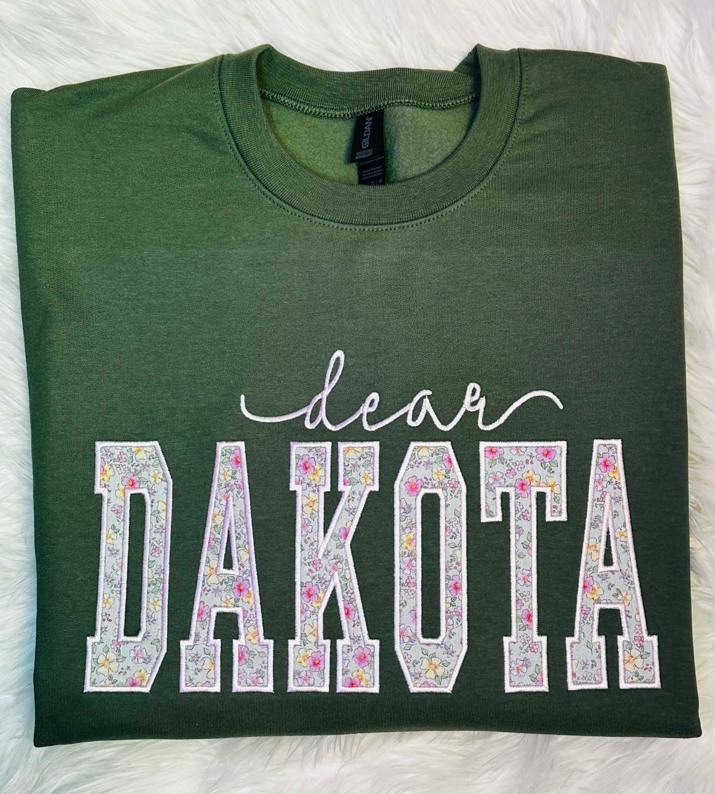 Dear Dakota Embroidered Sweatshirt