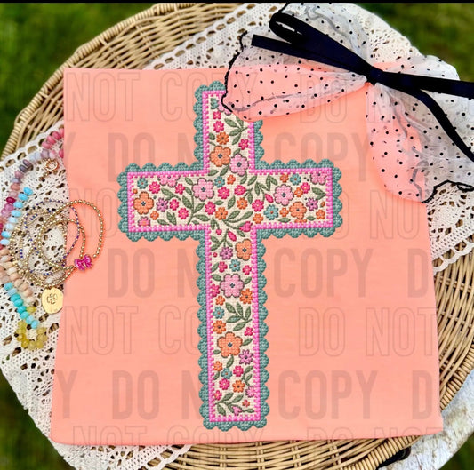 Floral Cross
