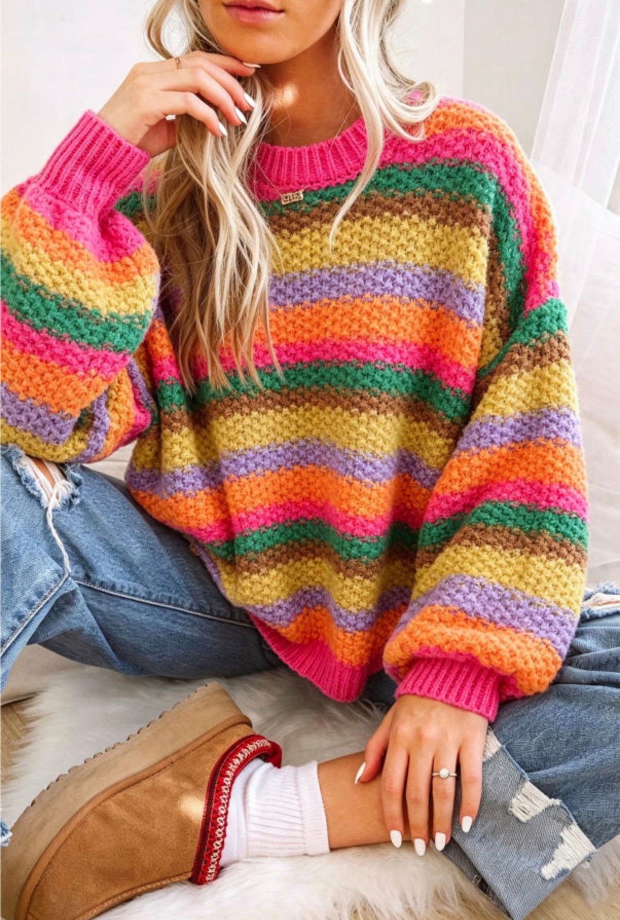 Multicolor Stripe Sweater PREORDER