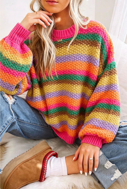 Multicolor Stripe Sweater PREORDER
