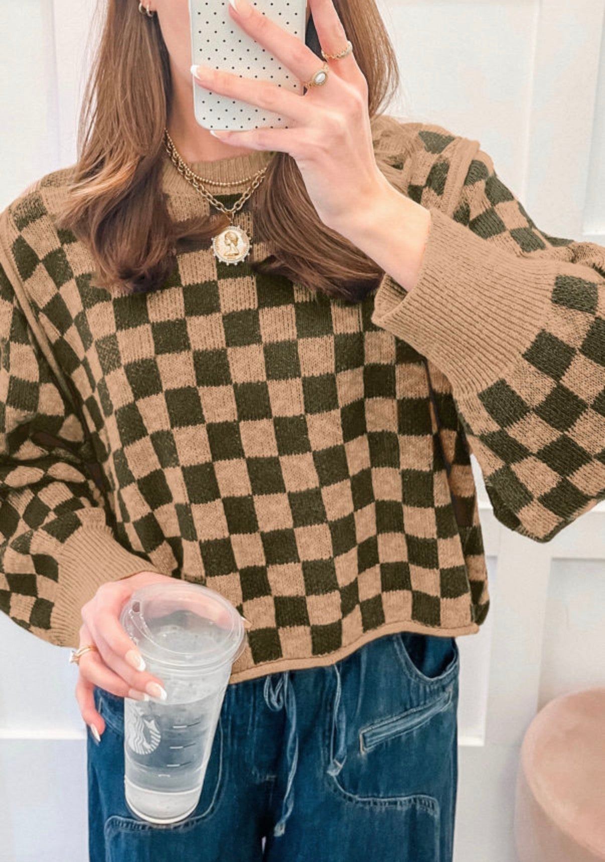 Checkered Cropped PREORDER