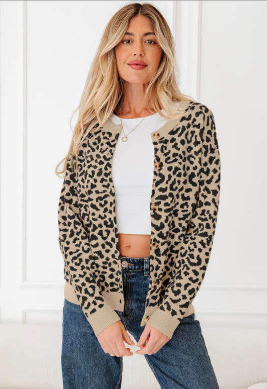 Cheetah Cardigan