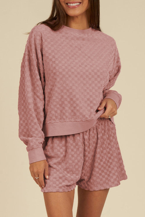 Blossom Textured Long Sleeve Set