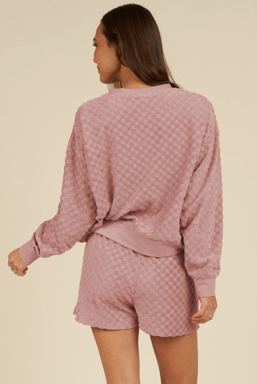 Blossom Textured Long Sleeve Set