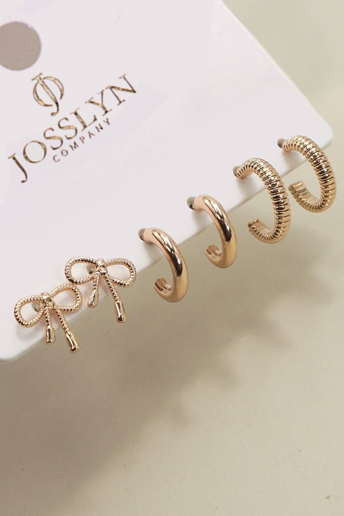 Bow Earring Set